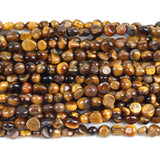5*8mm Oval Shape Stone Beads Natural Tiger Eye Loose Beads For Jewelry Making DIY Bracelet Necklace