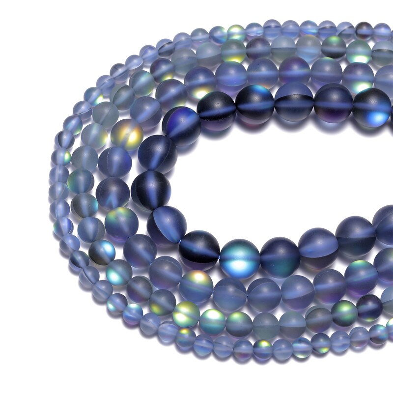 A++ Matte grayr Frosted Austrian Crystal Round Beads For Jewelry Making 6/8/10/12mm Glitter Austrian Crystal Diy Bracelet
