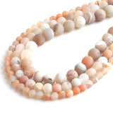 Wholesale 6/8/10mm Matte Striped Drusy Agates Round Loose Beads For Jewelry Making DIY Bracelets 15inch/strand