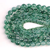 Natural Stone Green Jades Round Loose Spacer Beads 15'' 4/6/8/10/12mm For Jewelry Making DIY Earrings Bracelet Accessories