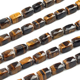 Wholesale Natural Faceted Tiger Eye Stone Beads octagonal Spacer Beads for Jewelry DIY Making Bracelet Necklace Accessories