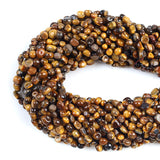 5*8mm Oval Shape Stone Beads Natural Tiger Eye Loose Beads For Jewelry Making DIY Bracelet Necklace