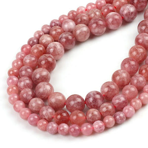 1 strand/lot Natural Stone Jaspers Sun Stone Angelite Jades Round Beads Stone Loose Spacer Beads for DIY Jewelry Making