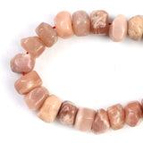 10*15mm Irregular Orange Moon Stone Beads Natural Special Cut Genuine Loose Spacer Beads For Jewelry DIY Making Bracelets