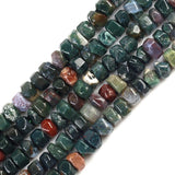 10*15mm Irregular India Agates Stone Beads Natural Special Cut Genuine Loose Spacer Beads For Jewelry DIY Making Bracelets