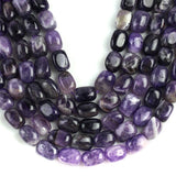 15*22mm Natural Oval Amethyst Loose Spacer Beads For Jewelry Making DIY Handmade Necklace Bracelet Accessories 15Inches