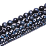 Wholesale Natural Blue Lapis Lazuli Tiger Eye Stones Loose Beads Agates 4/6/8/10/12mm For Jewelry Making DIY Bracelet Necklace
