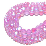 A++ Matte Pink Frosted Austrian Crystal Round Beads For Jewelry Making 6/8/10/12mm Glitter Austrian Crystal Diy Bracelet
