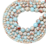 Wholesale Green ShouShan Stone Round Beads Snakeskin Stone Beads Diy Bracelet Necklace For Jewelry Making 4/6/8/10/12mm