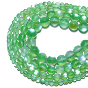 A++ Matte green Frosted Austrian Crystal Round Beads For Jewelry Making 6/8/10/12mm Glitter Austrian Crystal Diy Bracelet