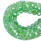 A++ Matte green Frosted Austrian Crystal Round Beads For Jewelry Making 6/8/10/12mm Glitter Austrian Crystal Diy Bracelet
