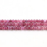 Wholesale Natural Stone Beads Red Strawberry Angel Round Loose Spacer Beads for Jewelry Making DIY Bracelet Accessories 6/8/10mm