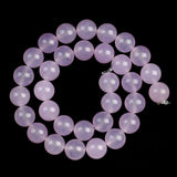Natural Stone Light Pink Jades Round Loose Spacer Beads 15'' 4/6/8/10/12mm For Jewelry Making DIY Bracelet Accessories