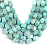 15*22mm Natural Irregular Colorful Jade Loose Spacer Beads For Jewelry Making DIY Necklace Bracelet Accessories 15Inches