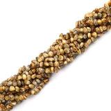 5*8mm Natural Stone Beads Yellow Tiger Eye Chips Beads Irregular Freeform Gravel Beads Bracelet for Jewelry Making DIY Necklace