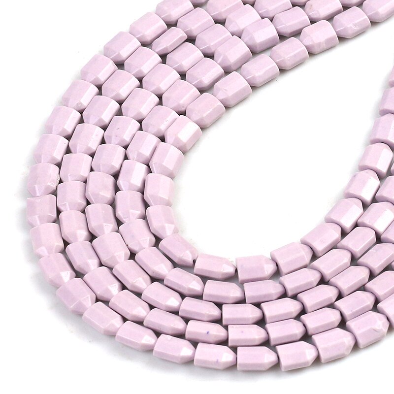 New Stylish Natural Flat Head Warhead Column Shape Spacer Beads 5*8mm for Making DIY Charms Bracelet Necklace