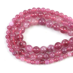 1 strand/lot Natural Stone Jaspers Red Strawberries Angelite Jades Round Beads Stone Loose Spacer Beads for DIY Jewelry Making