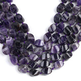 15*22mm Natural Irregular Amethysts Loose Spacer Beads For Jewelry Making DIY Necklace Bracelet Accessories 15Inches