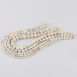 Wholesale Natural Mongolia Howlite Turquoises Round Loose Beads 4 6 8 10 12 Bracelet Fit Diy Charm Beads For Jewelry Making