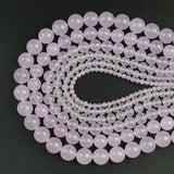 Natural Stone Light Pink Jades Round Loose Spacer Beads 15'' 4/6/8/10/12mm For Jewelry Making DIY Bracelet Accessories