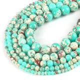 Wholesale Green ShouShan Stone Round Beads Snakeskin Stone Beads Diy Bracelet Necklace For Jewelry Making 4/6/8/10/12mm