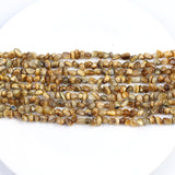 5*8mm Natural Stone Beads Yellow Tiger Eye Chips Beads Irregular Freeform Gravel Beads Bracelet for Jewelry Making DIY Necklace