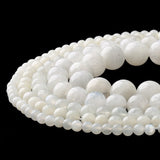 Grade AAA Natural Blue Moonstone Beads Round Loose Stone Beads 4/6/8/10/12mm For Jewelry Making DIY Bracelet Necklace 15 Inch