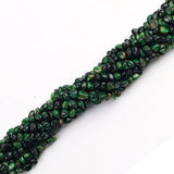 5*8mm Natural Stone Dark Green Tiger Eye Chips Beads Irregular Freeform Gravel Beads Bracelet for Jewelry Making DIY Necklace