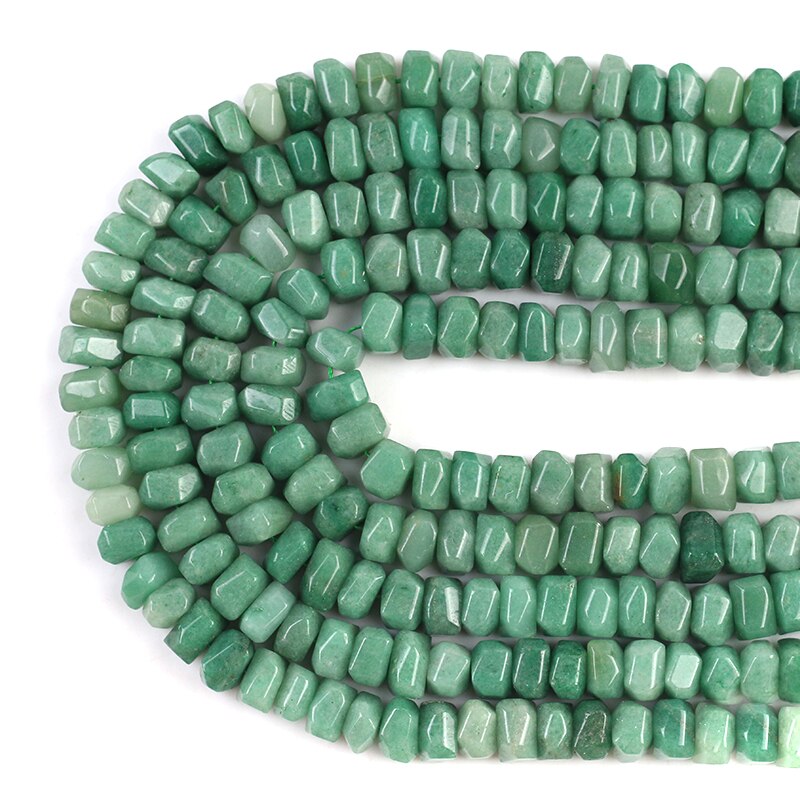 10*15mm Irregular Green Aventurine Stone Beads Natural Special Cut Genuine Loose Spacer Beads For Jewelry DIY Making Bracelets