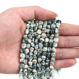Natural Gravel 15"5*8mm Oval Shape Stone Beads Loose Beads For Jewelry Making DIY Necklace Bracelet Accessories
