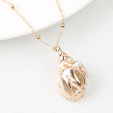 2022 Boho Conch Shell Necklace Shell Gold Shell Chain Necklace Women Seashell Choker Necklace Pendants Jewelry Bohemian Female
