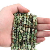Natural Gravel 15"5*8mm Oval Shape Stone Beads Loose Beads For Jewelry Making DIY Necklace Bracelet Accessories