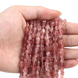 Natural Gravel 15"5*8mm Oval Shape Stone Beads Loose Beads For Jewelry Making DIY Necklace Bracelet Accessories