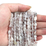 Natural Gravel 15"5*8mm Oval Shape Stone Beads Loose Beads For Jewelry Making DIY Necklace Bracelet Accessories